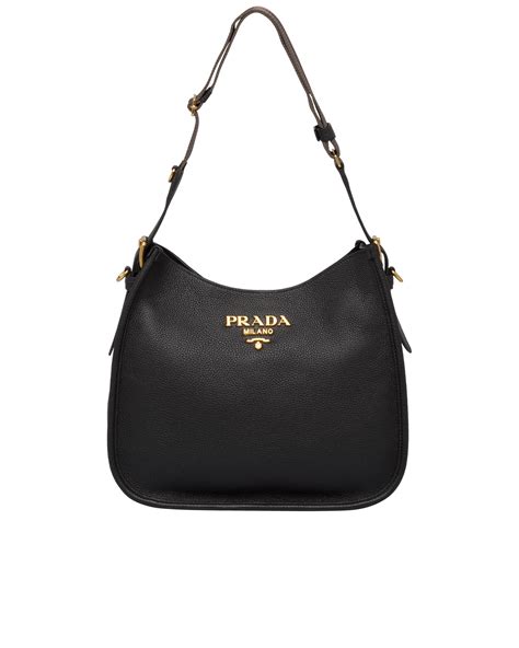 prada bibliotheque hobo bag in cognac and black|Prada Women's Shoulder & Hobo Bags .